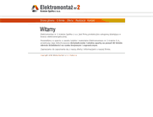 Tablet Screenshot of elektromontaz2.pl